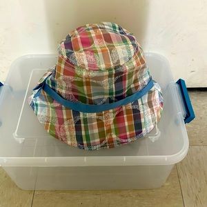 Multi-color Coach bucket hat for rain